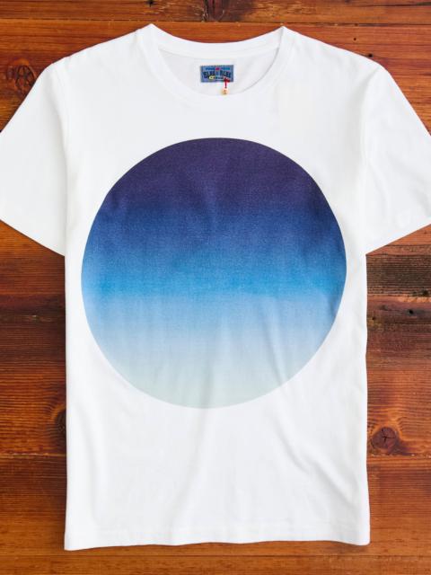 Blue Blue Japan Big Circle T-Shirt in Blue Gradient