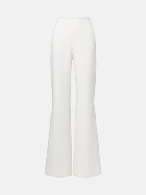 ROLAND MOURET Crêpe wide-leg pants