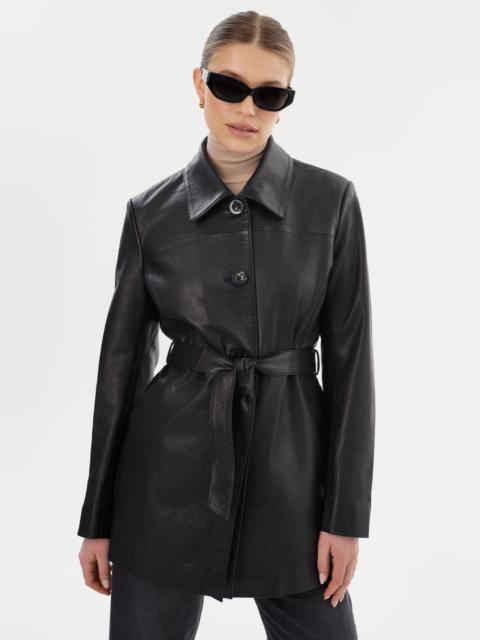 LAMARQUE MARLOWE | Leather Trench Coat