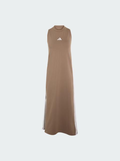 adidas Essentials 3-Stripes Long Racerback Dress