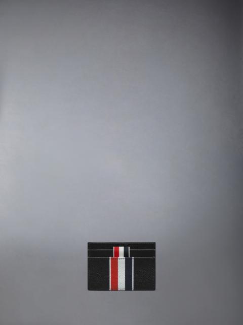 Thom Browne PEBBLE GRAIN RWB STRIPE DOUBLE SIDED CARD HOLDER