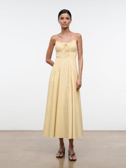 STAUD STAUD MARGI DRESS BUTTER