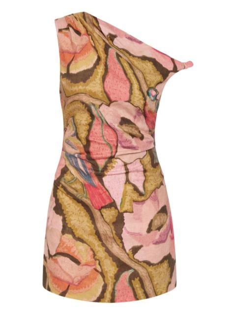 SIR. abstract-print mini dress