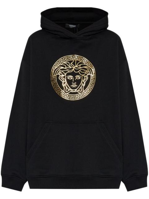 VERSACE Medusa cotton hoodie