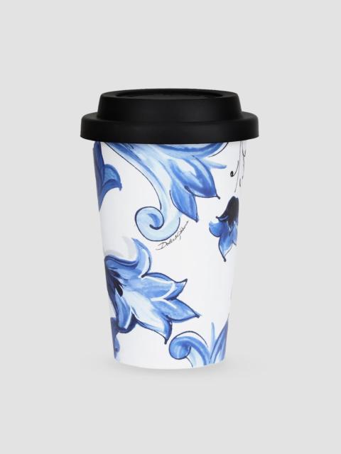 Dolce & Gabbana Blue Mediterraneo Ceramic Travel Mug - Blue Mediterraneo