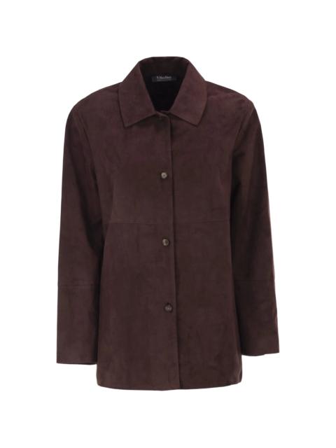 'S Max Mara 's Max Mara SMMGOCCE&nbsp;-&nbsp;Suede Shirt With Silk Lining