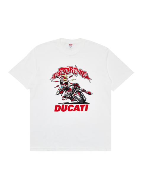 Supreme x Ducati Bike Tee 'White'