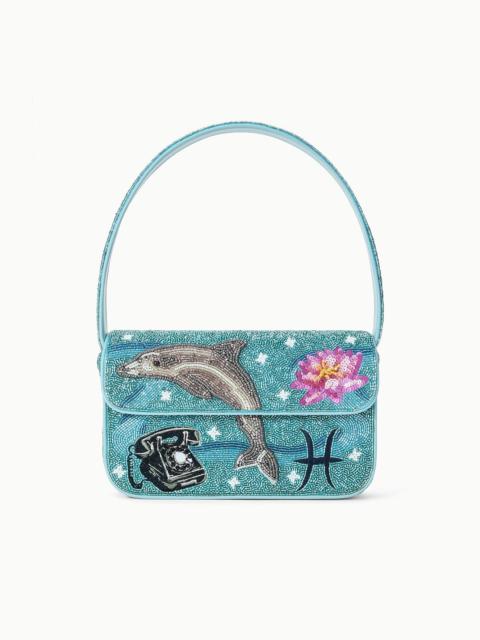 STAUD STAUD TOMMY ZODIAC BEADED BAG PISCES