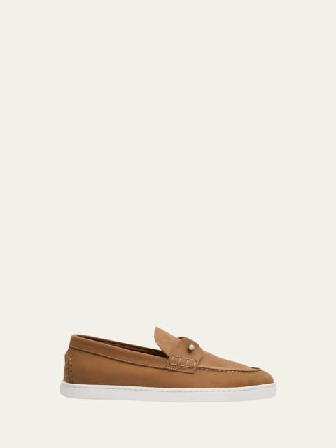 Christian Louboutin Chambeliboat Donna Nubuck Boat Shoes