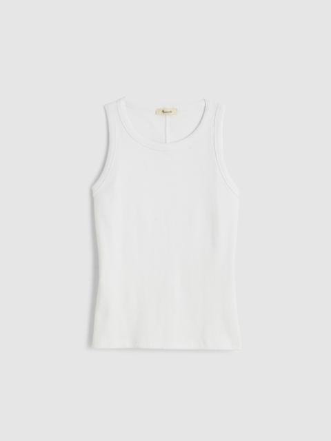 Madewell The Essential Tank in Utility Rib