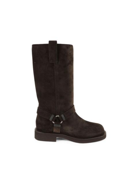 Brunello Cucinelli harness-detail suede boots
