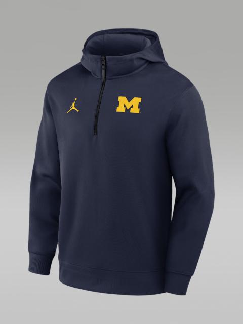 Jordan Michigan Coaches Premium Men's Jordan Brand Dri-FIT College 1/4-Zip Hoodie