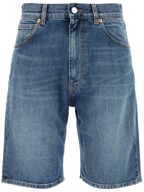 Valentino high-waisted denim shorts