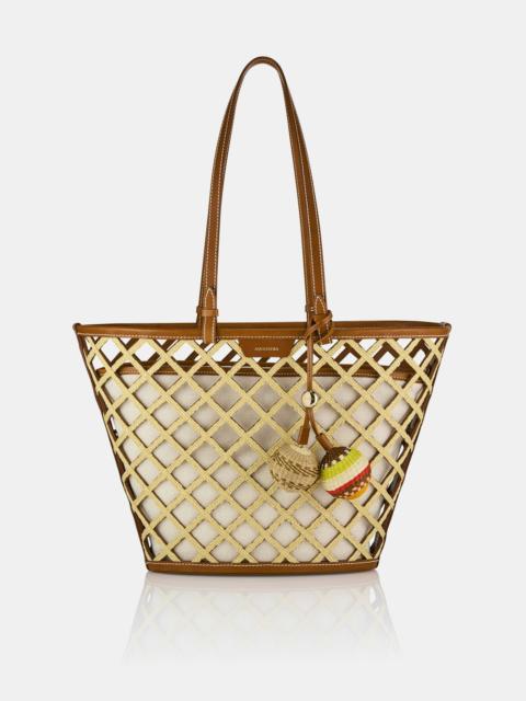 AQUAZZURA Romance Rafia Tote