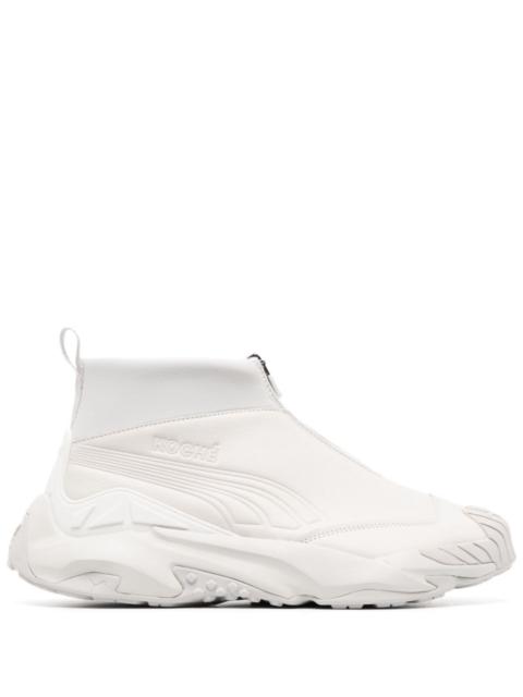 PUMA x Koché Plexus leather high-top sneakers