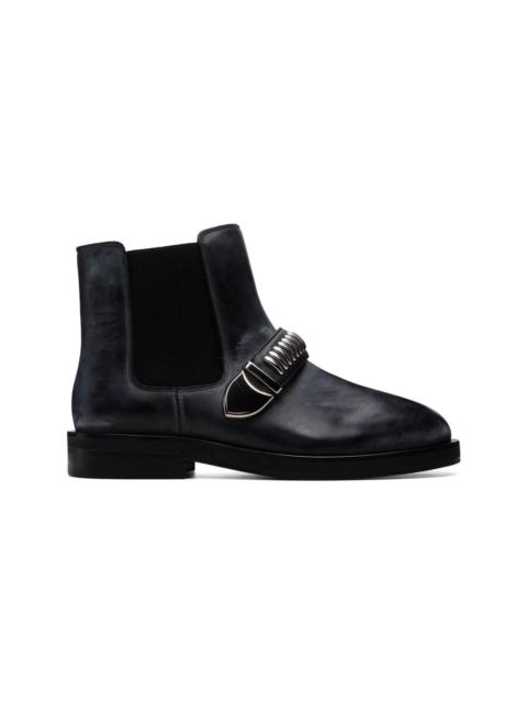 BLUEMARBLE Black Studded Chelsea Boots