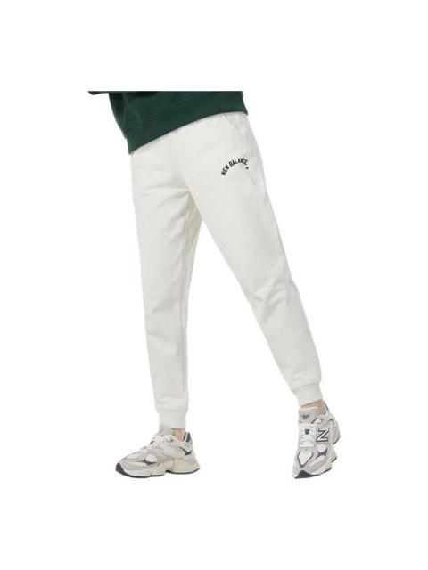 New Balance (WMNS) New Balance Wordmark Logo Jogging Pants Asia Sizing 'White' AWP41310-CIC