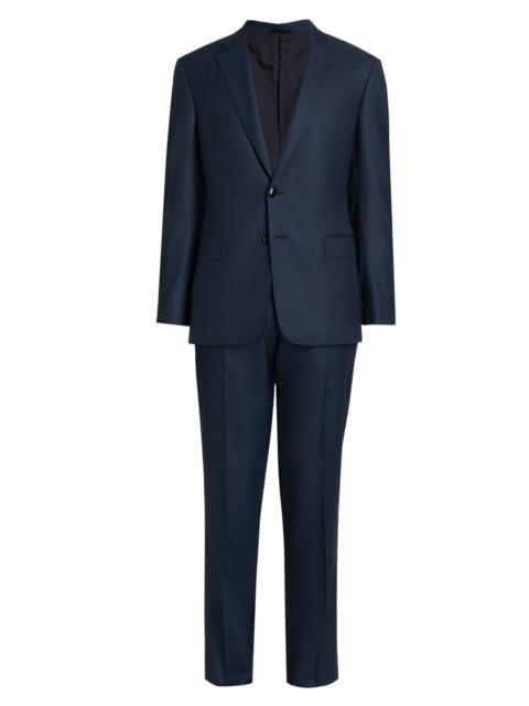 GIORGIO ARMANI Men's Wool Single-Breasted Suit - Navy Black