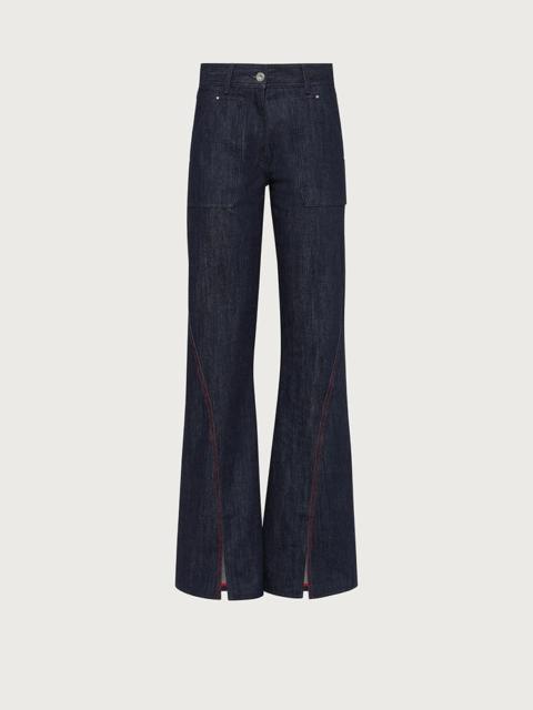 FERRAGAMO DENIM FLARE