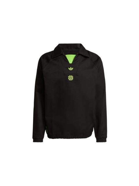adidas adidas Celtic FC Terrace Icons Drill Sweatshirt Black
