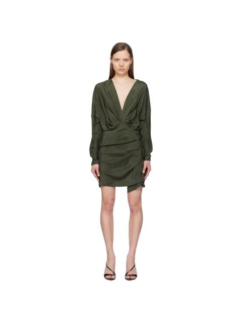 GAUGE81 Green Asuka Minidress