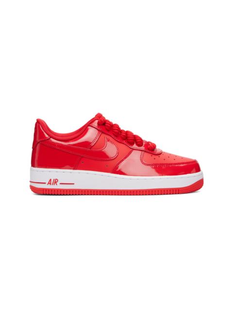 Nike Red Air Force 1 '07 LV8 Sneakers