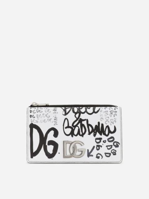 Dolce & Gabbana Graffiti-print calfskin mini bag