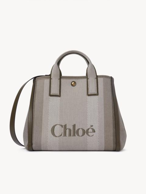 Chloé CHLOÉ CARRY TOTE BAG IN CANVAS