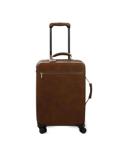 Brunello Cucinelli grained-texture luggage
