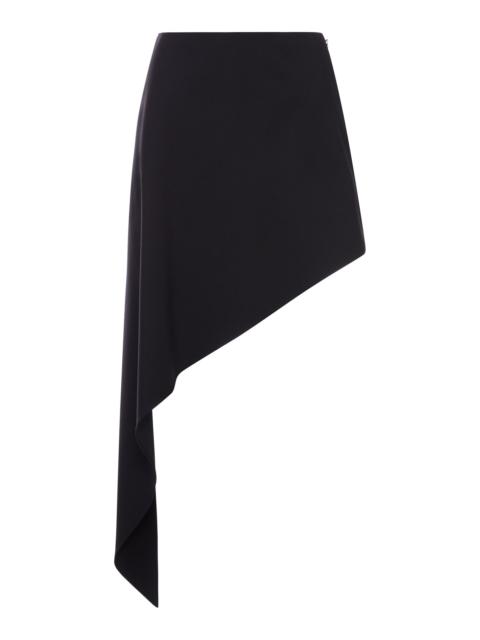 Alaïa ASYMMETRIC WOOL SKIRT