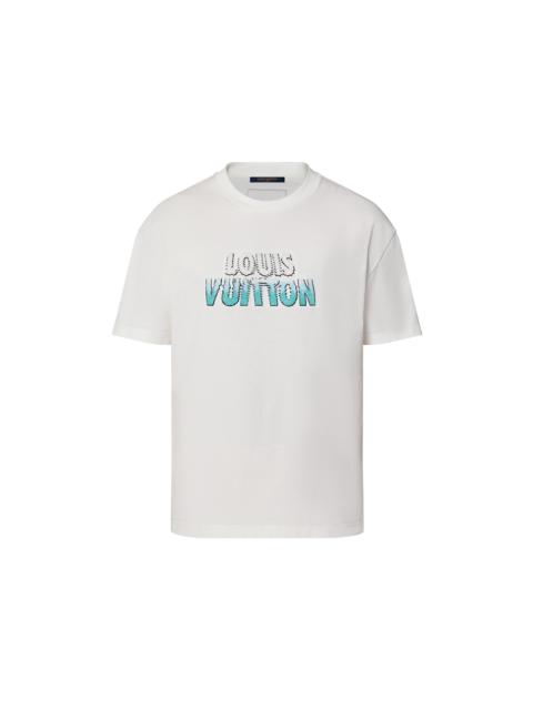 Louis Vuitton Embroidered Beads Cotton T-Shirt