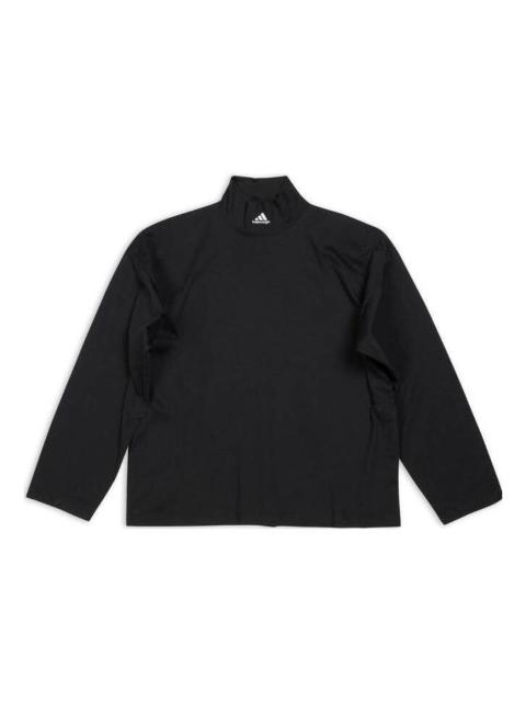 BALENCIAGA Balenciaga / Adidas High Neck T-shirt in Black