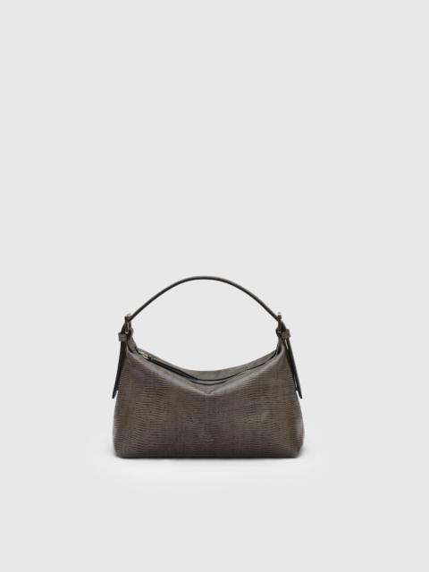 ATP ATELIER Vadena Peltro Printed Lizard Pouch