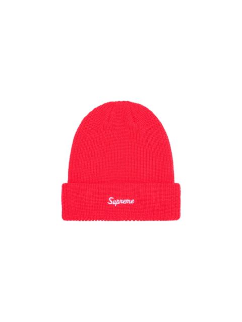 Supreme Loose Gauge Beanie "FW25 - Red" SU26184
