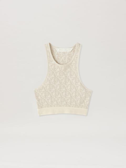 Monogram Jaquard Knit Bra