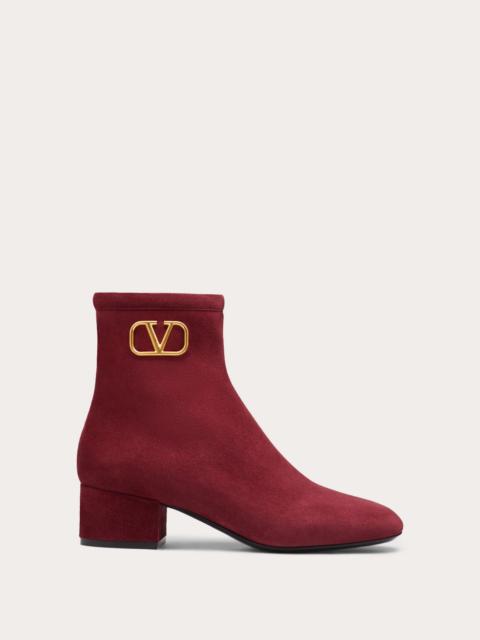 VLogo Signature Suede Ankle Boot 45 mm / 1.8 in.