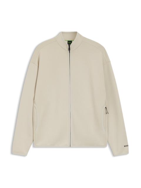 BOSS REFLECTIVE-GRAPHIC SWEATSHIRT IN A COTTON BLEND