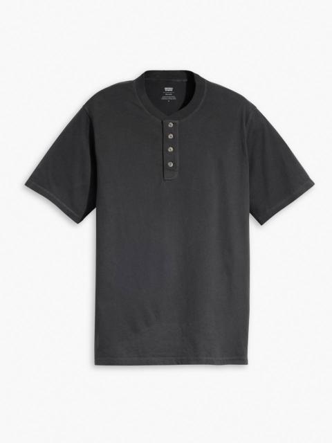 Levi's SHORT SLEEVE FOUR BUTTON HENLEY