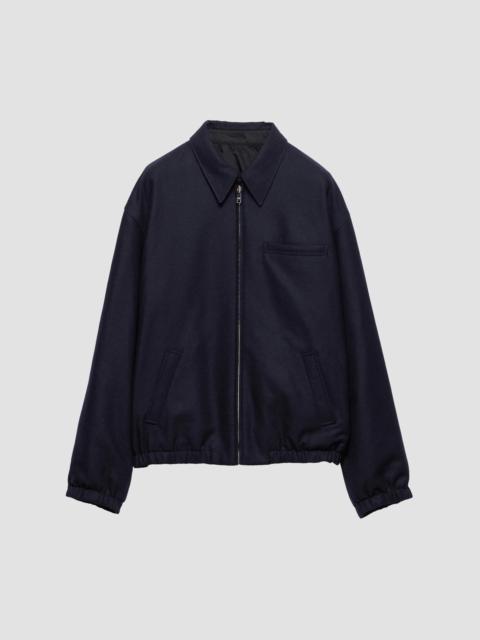 Prada Men's Re-Wool Blouson Jacket - Blue