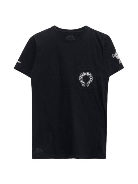 Chrome Hearts Horseshoe & Cross Back T-Shirt "Black" CHRM1441