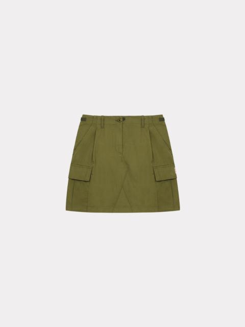Short cargo skirt
