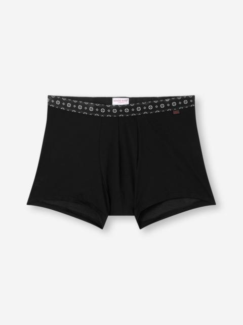 Derek Rose Rose Band Pima Cotton Boxer Briefs Black