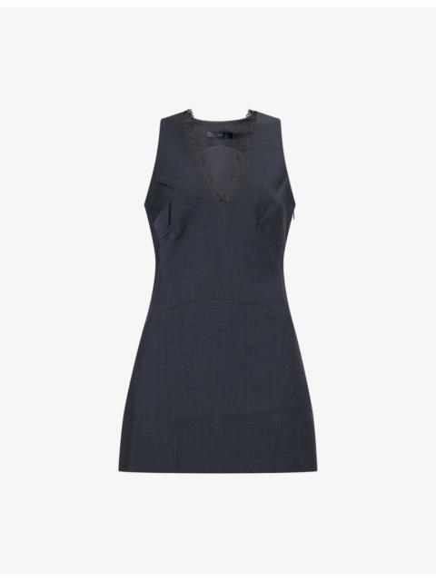 SIR. Mathias Wool-Blend Mini Dress