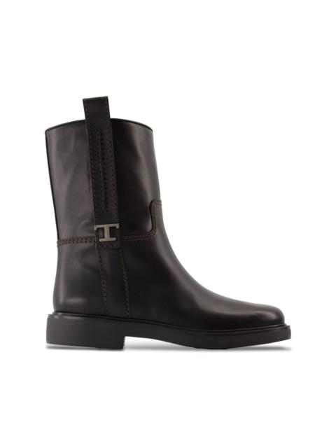 Tod's leather ankle boots