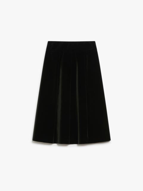 'S Max Mara PARAGGI Velvet flared skirt