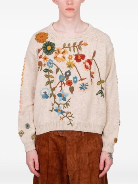 Story mfg. Piper floral embroidered sweater