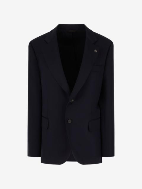 PESERICO notched-lapel single-breasted blazer