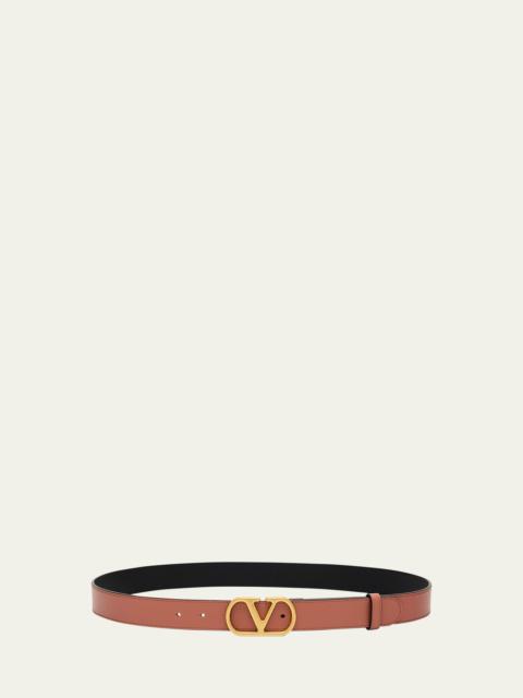 Valentino VLOGO Signature Leather Belt