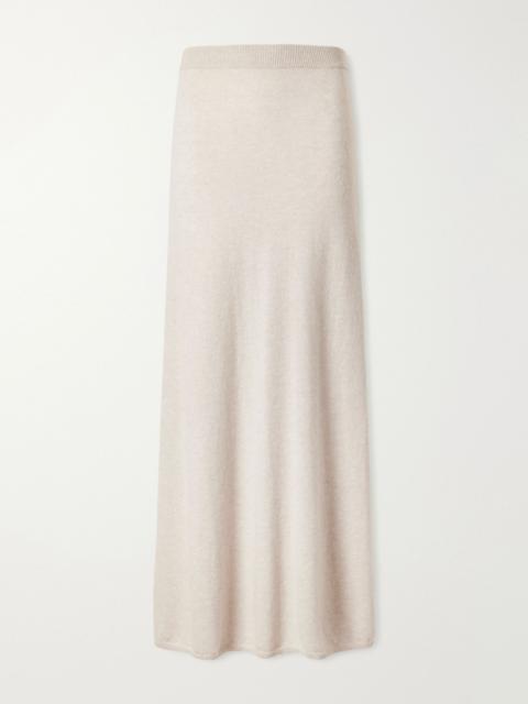 LISA YANG Dolly cashmere midi skirt Cream