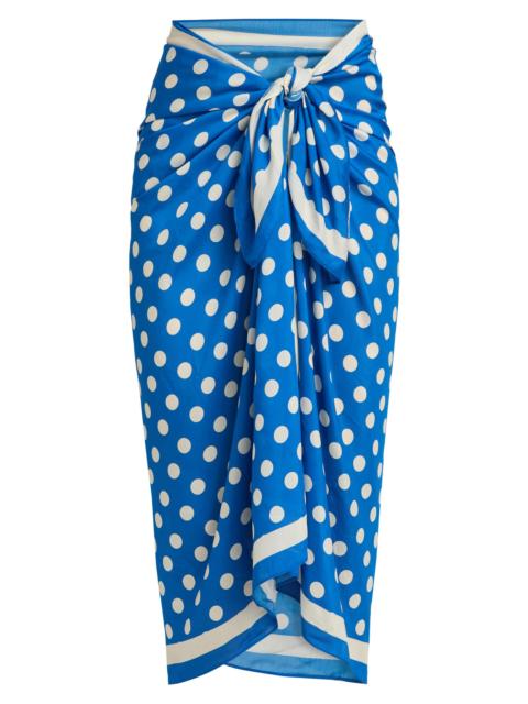 Solid & Striped Women's The Long Reversible Pareo - Blue Stripe